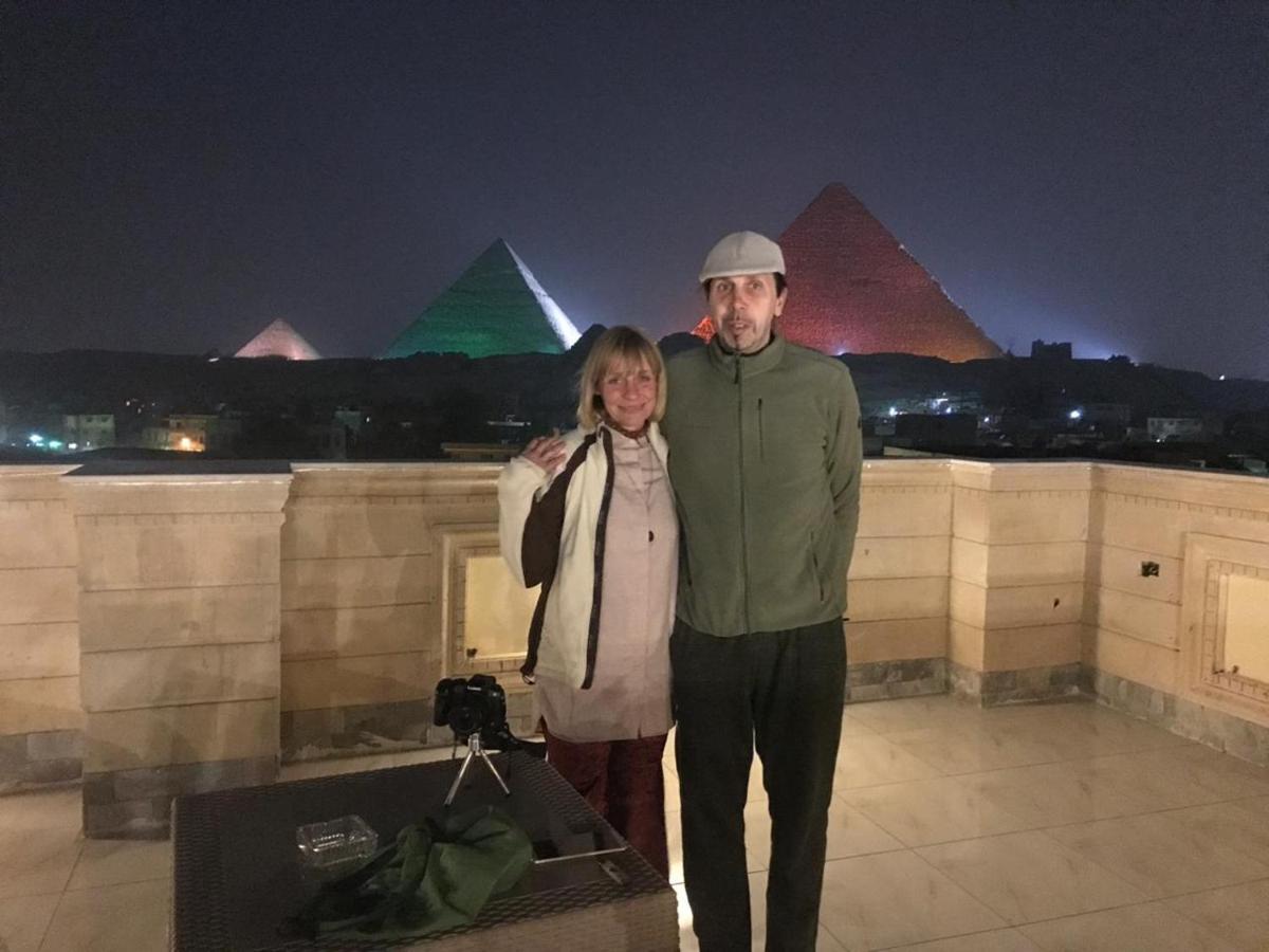 ホテル Hussien Lotus Pyramids View カイロ エクステリア 写真